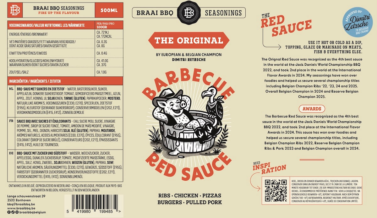 Barbecue Red Sauce - The Original