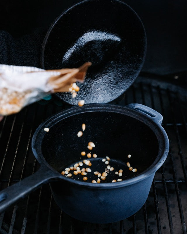 Popcorn op de BBQ