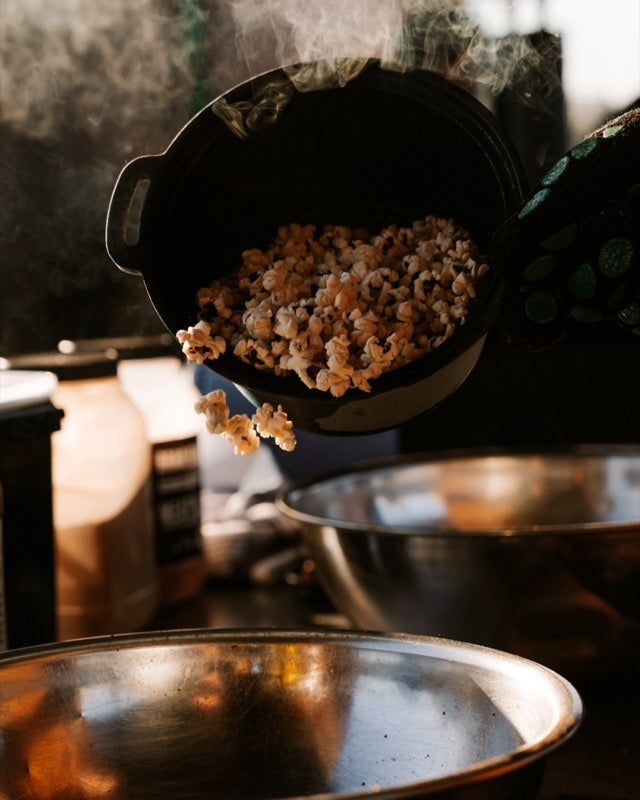 Popcorn op de BBQ