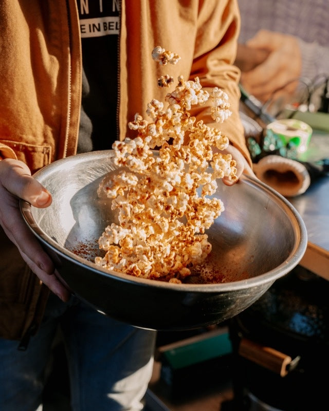 Popcorn op de BBQ