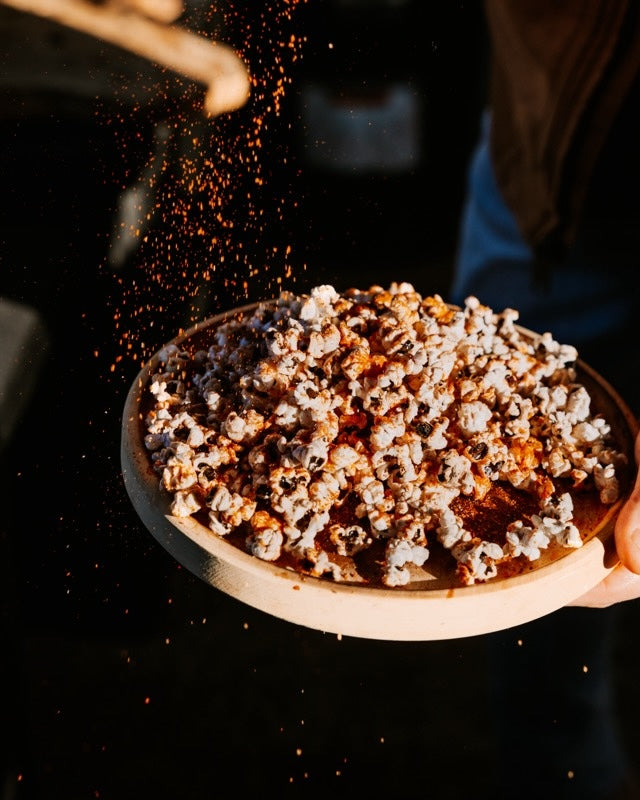 Popcorn op de BBQ