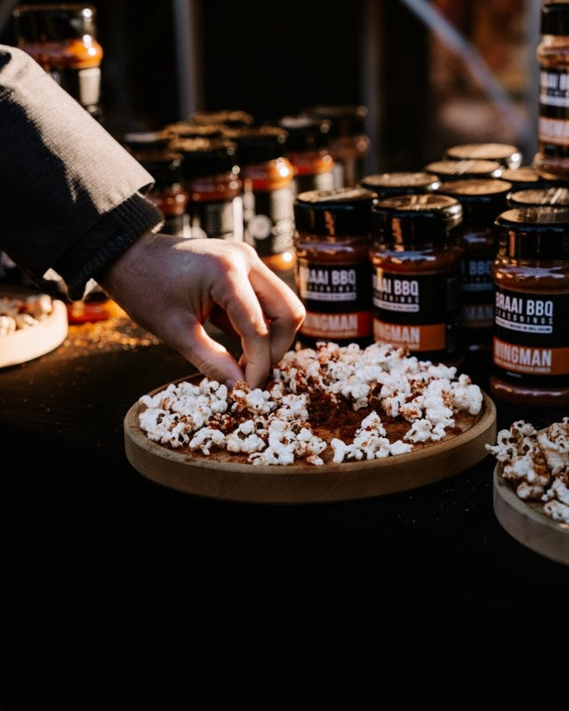 Popcorn op de BBQ