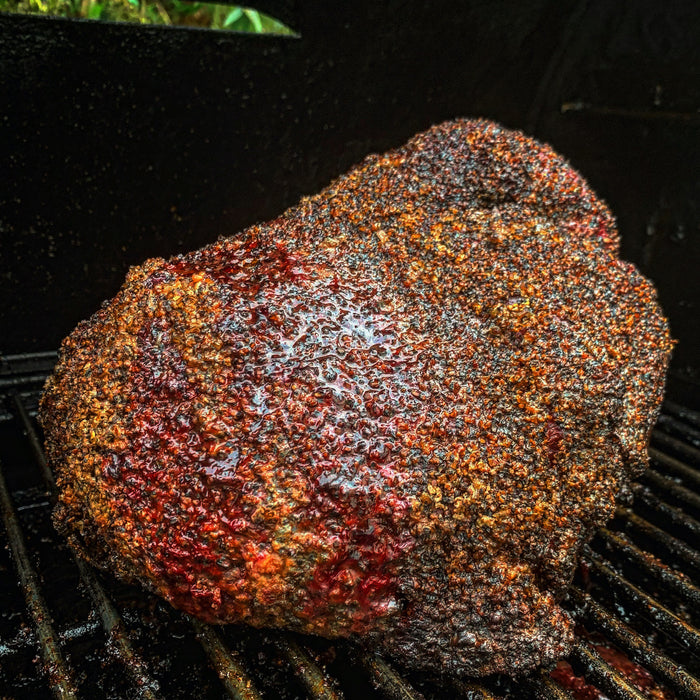 Pulled beef op de barbecue