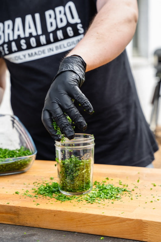 Zelfgemaakte Gerookte Chimichurri