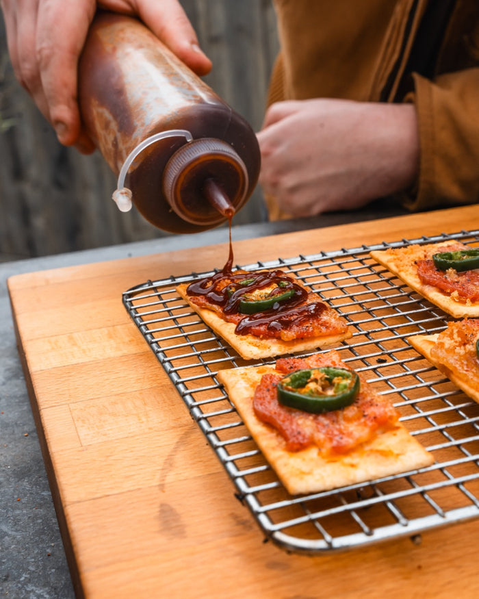 Bacon Crackers op de Weber pellet smoker