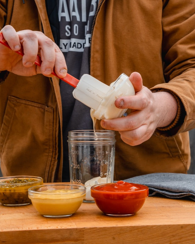 Zelfgemaakte burgersaus die altijd scoort
