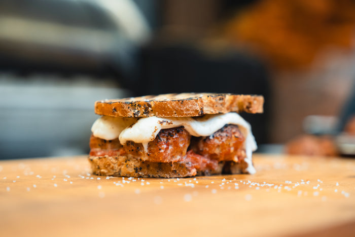 Smoked Meatball Sandwich op de Offset Smoker
