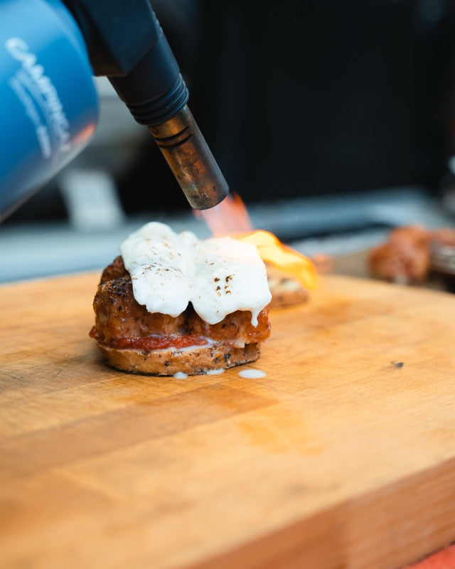 Smoked Meatball Sandwich op de Offset Smoker