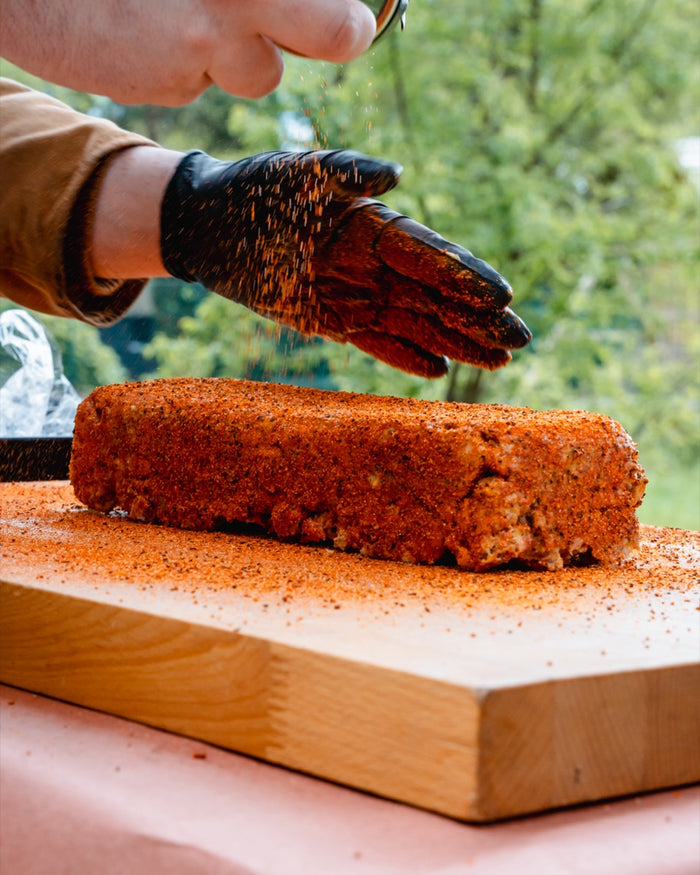 Gerookt gehaktbrood op de Weber pellet smoker