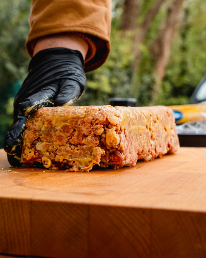 Gerookt gehaktbrood op de Weber pellet smoker
