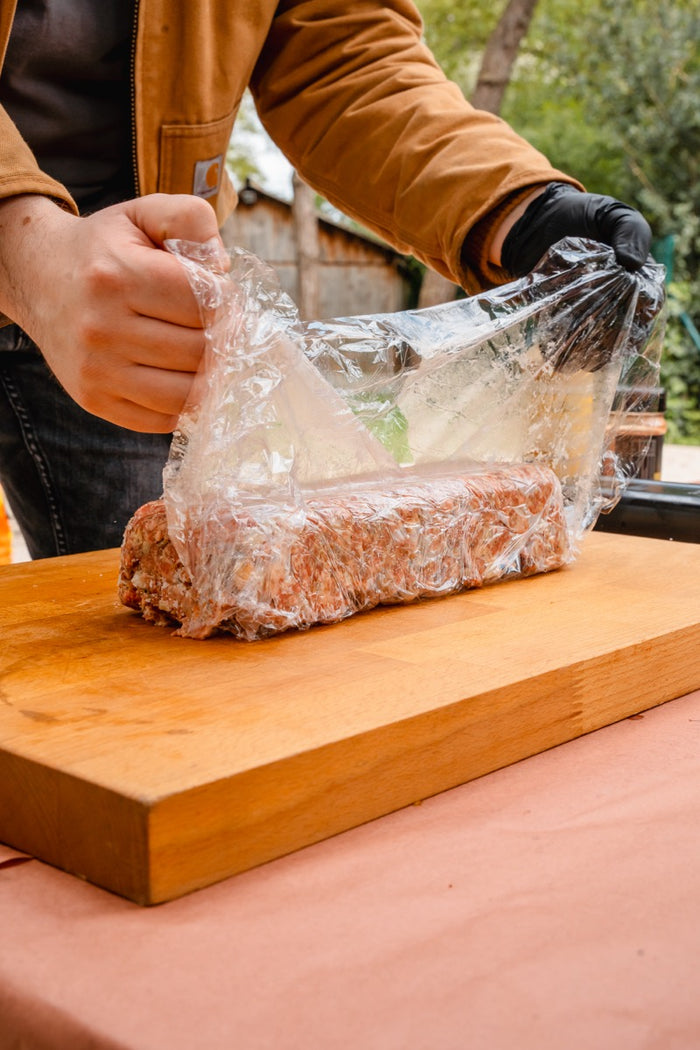 Gerookt gehaktbrood op de Weber pellet smoker