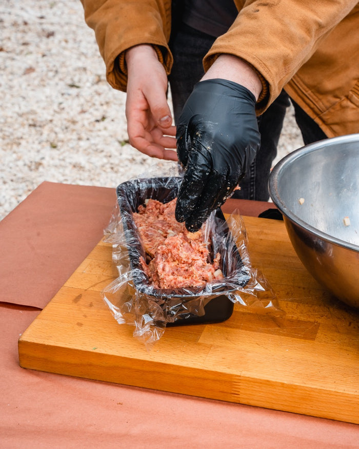 Gerookt gehaktbrood op de Weber pellet smoker
