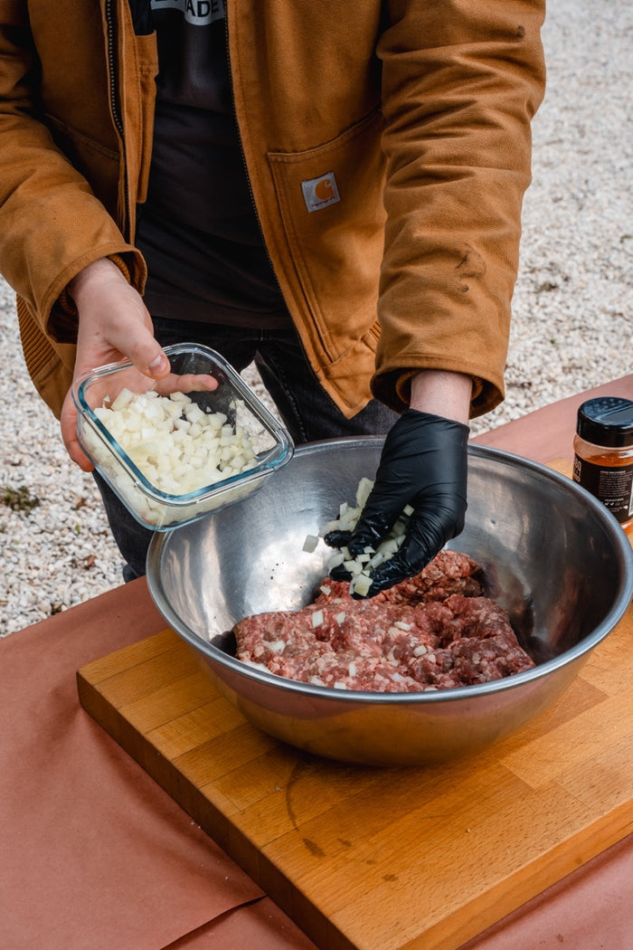 Gerookt gehaktbrood op de Weber pellet smoker