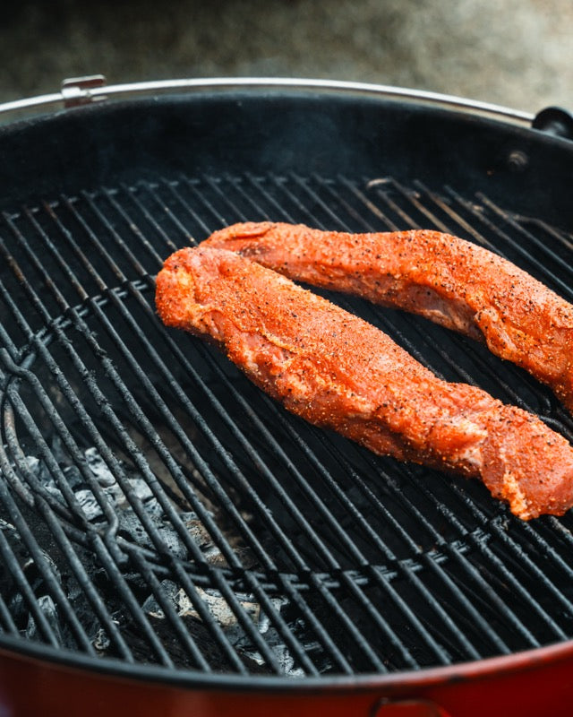 Maple whiskey glazed varkenshaasje