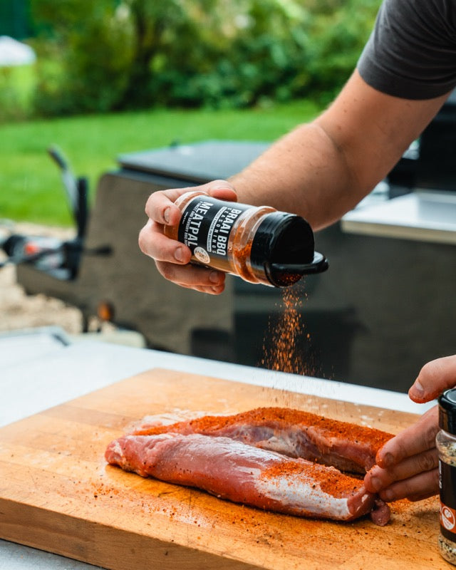 Maple whiskey glazed varkenshaasje